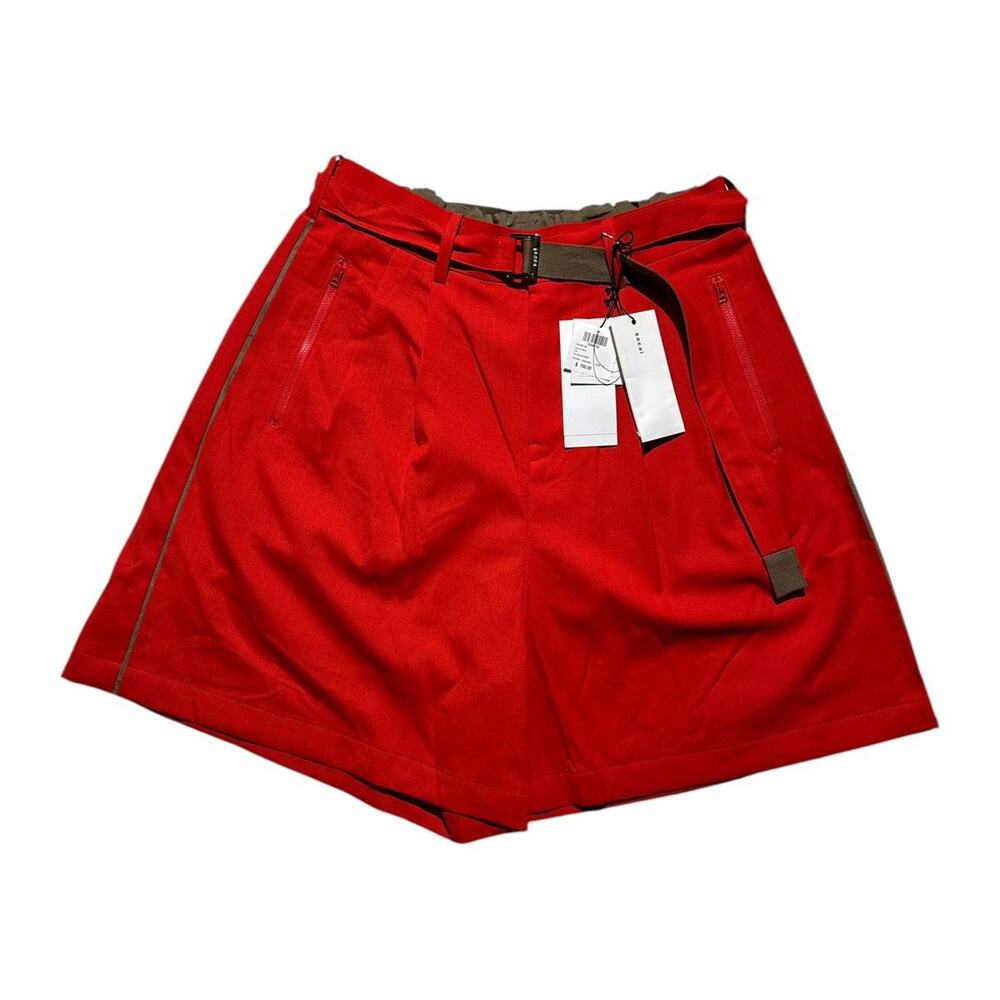 $700 Belted wide leg shorts